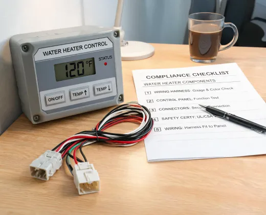 Water heater control sample