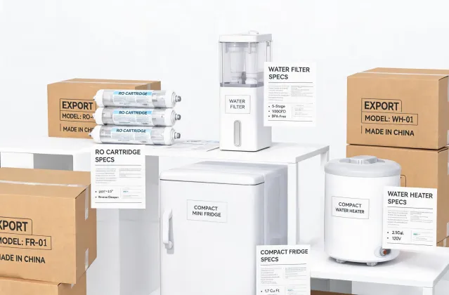 Water treatment appliance catalog samples